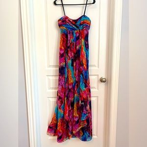 Size 4 Strapless floor length dress
